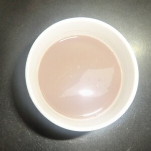 メープル風味のチョコミルク